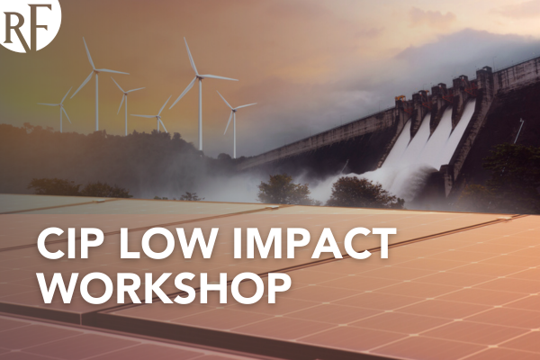 CIP Low Impact Workshop